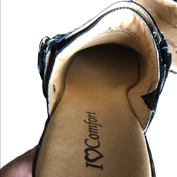 I Love Comfort heeled clogs. Size 8. Black - Picture 5 of 7